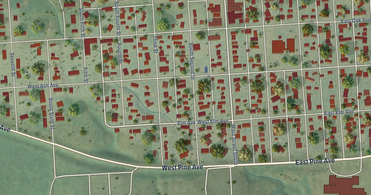 Map of Glen Ullin, North Dakota in 2026