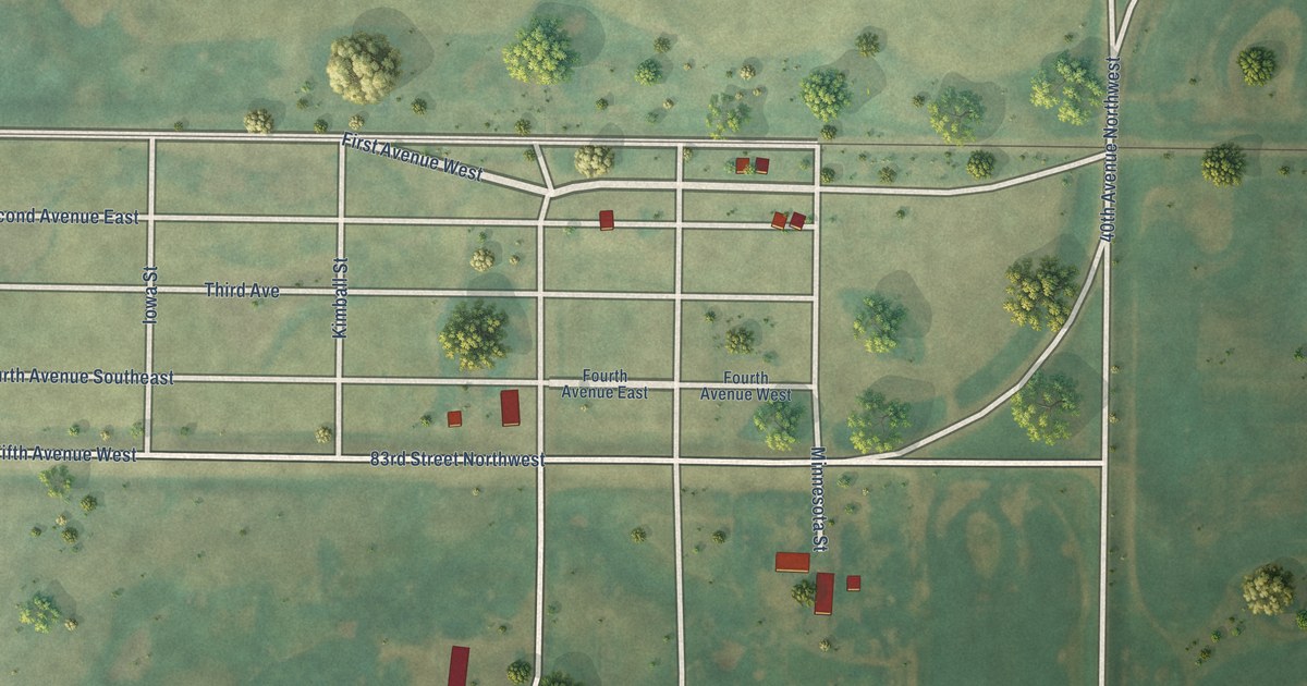 Map of Grano, North Dakota in 2026