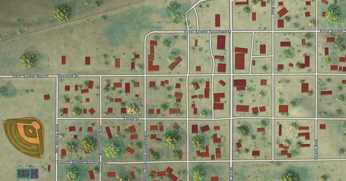 Map of Granville, North Dakota in 2026