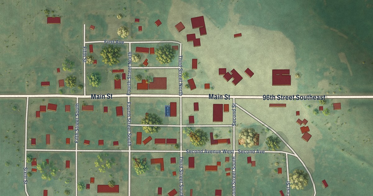 Map of Hague, North Dakota in 2026
