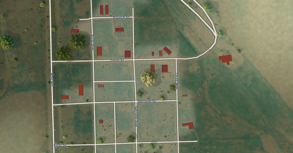Map of Hannah, North Dakota in 2026