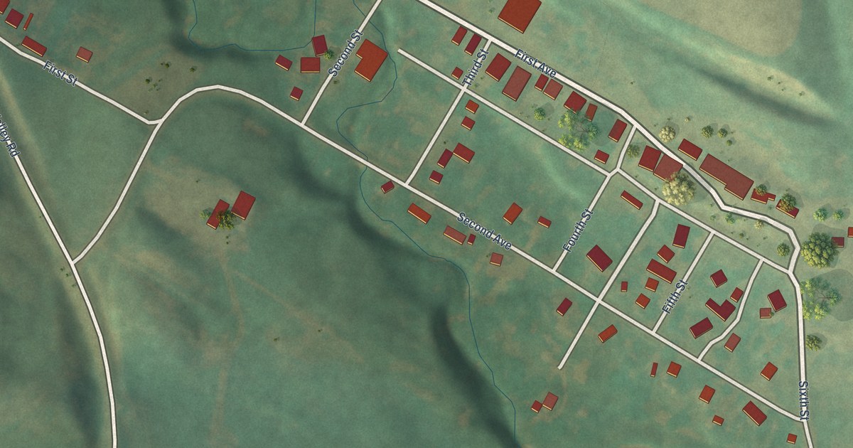 Map of Kathryn, North Dakota in 2026