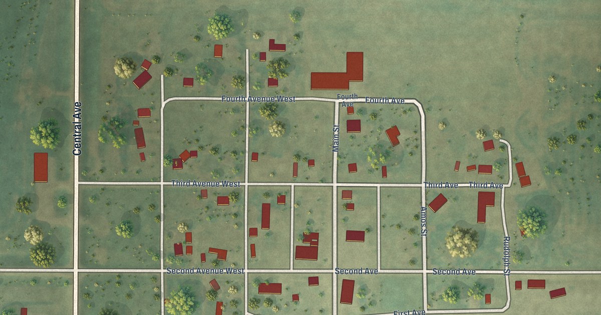 Map of Kramer, North Dakota in 2026