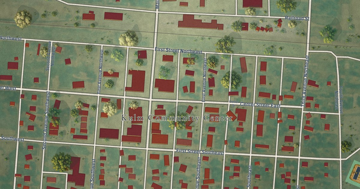 Map of Kulm, North Dakota in 2026