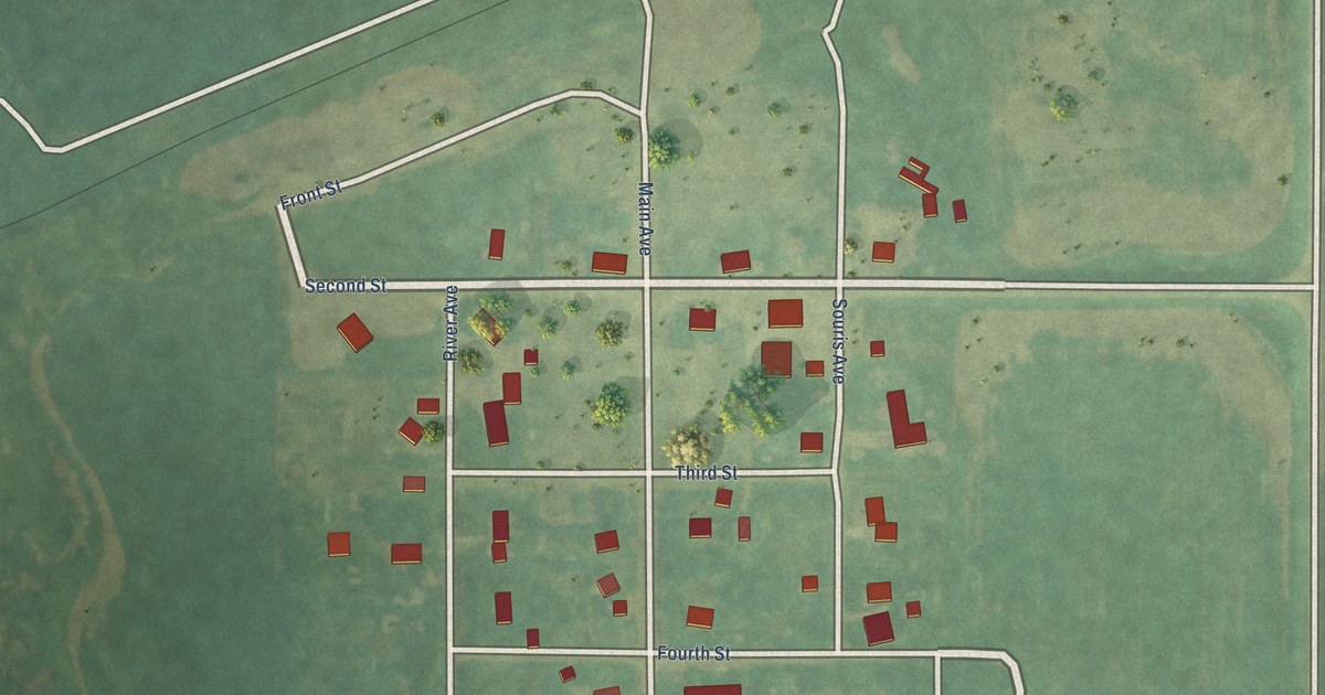 Map of Landa, North Dakota in 2026