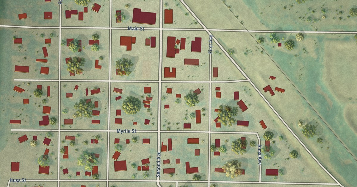 Map of Lansford, North Dakota in 2026