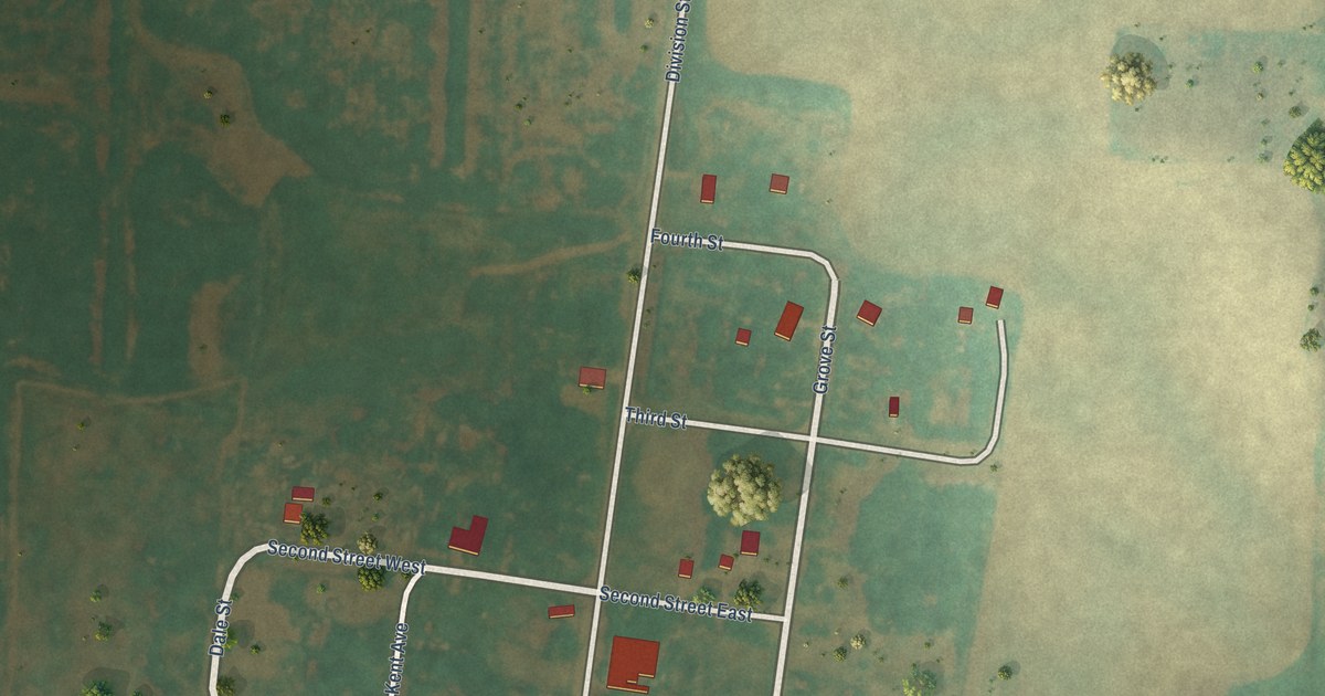 Map of Larson, North Dakota in 2026