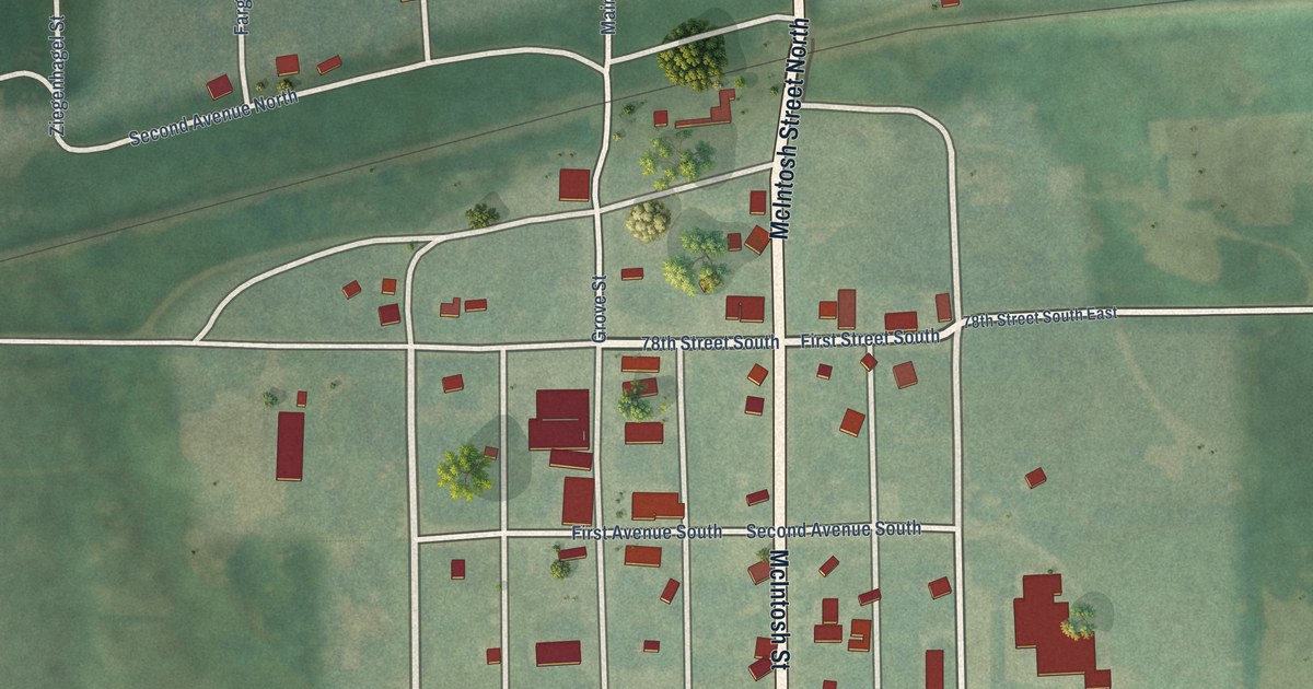 Map of Lehr, North Dakota in 2026