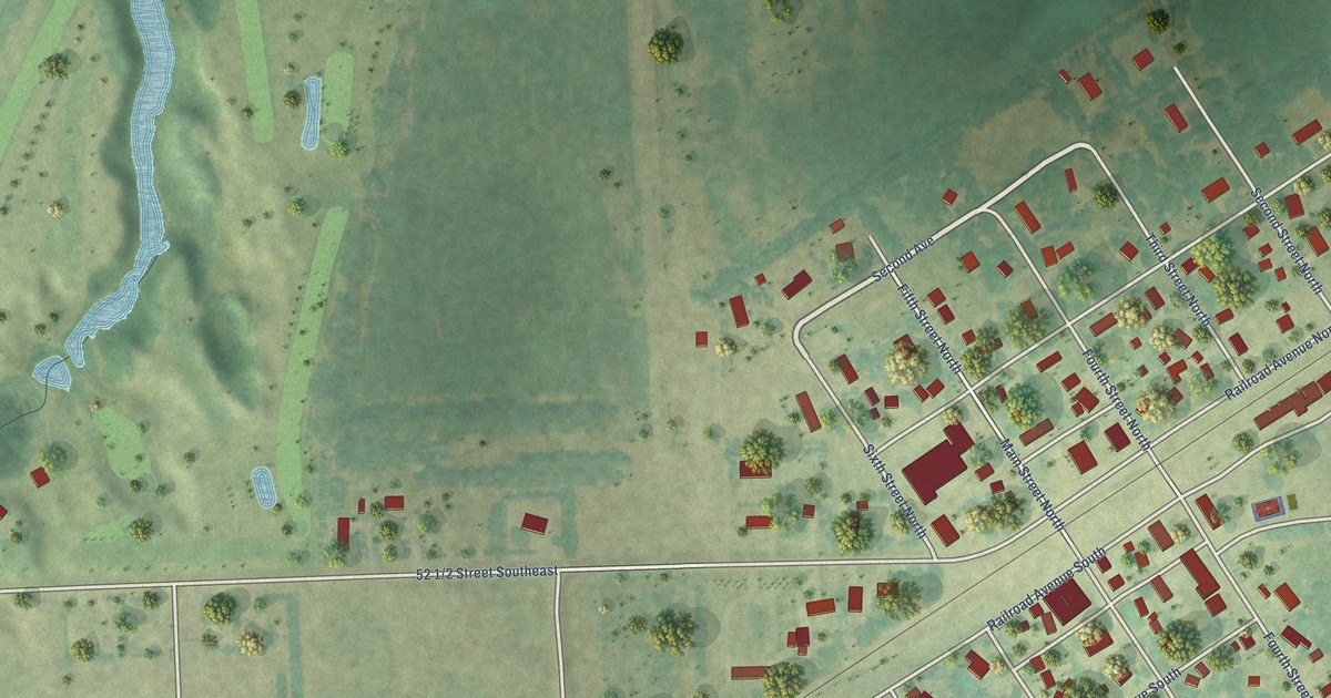 Map of Leonard, North Dakota in 2026