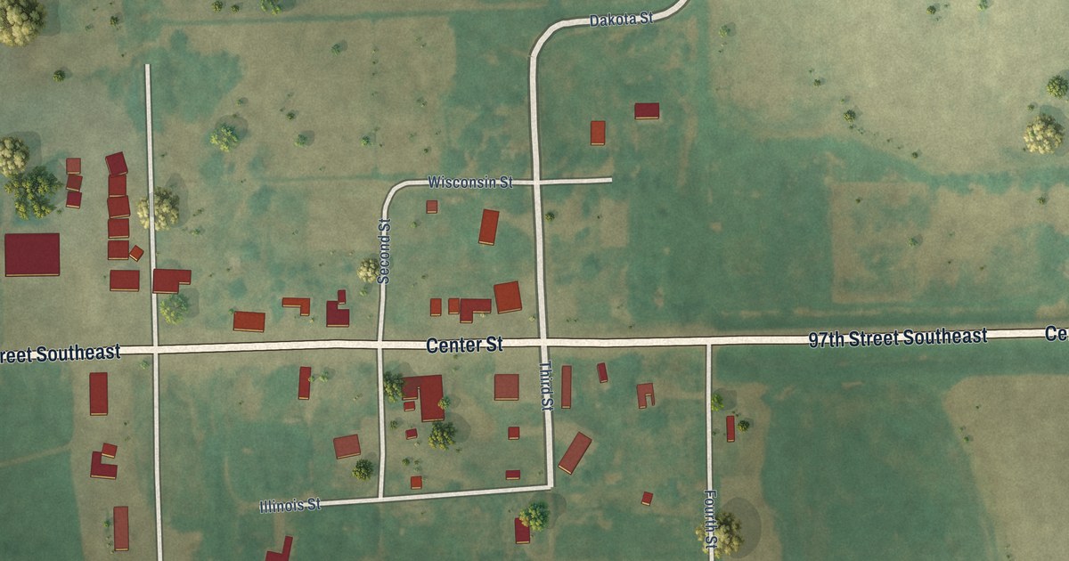 Map of Ludden, North Dakota in 2026