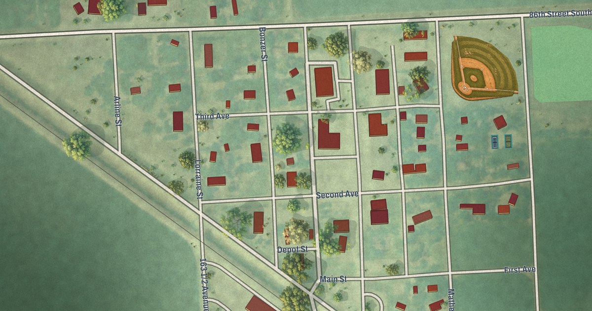 Map of Mantador, North Dakota in 2026
