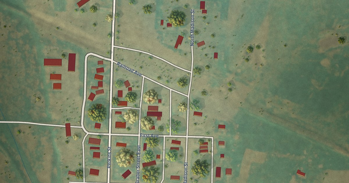 Map of McGregor, North Dakota in 2026