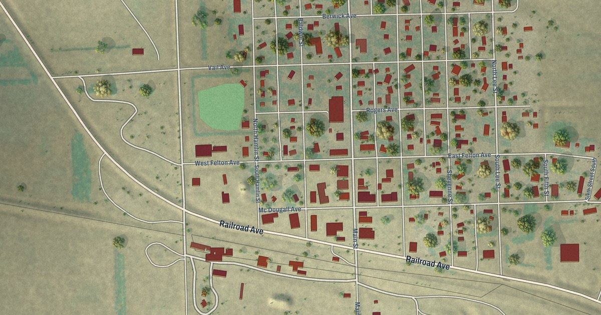 Map of McVille, North Dakota in 2026