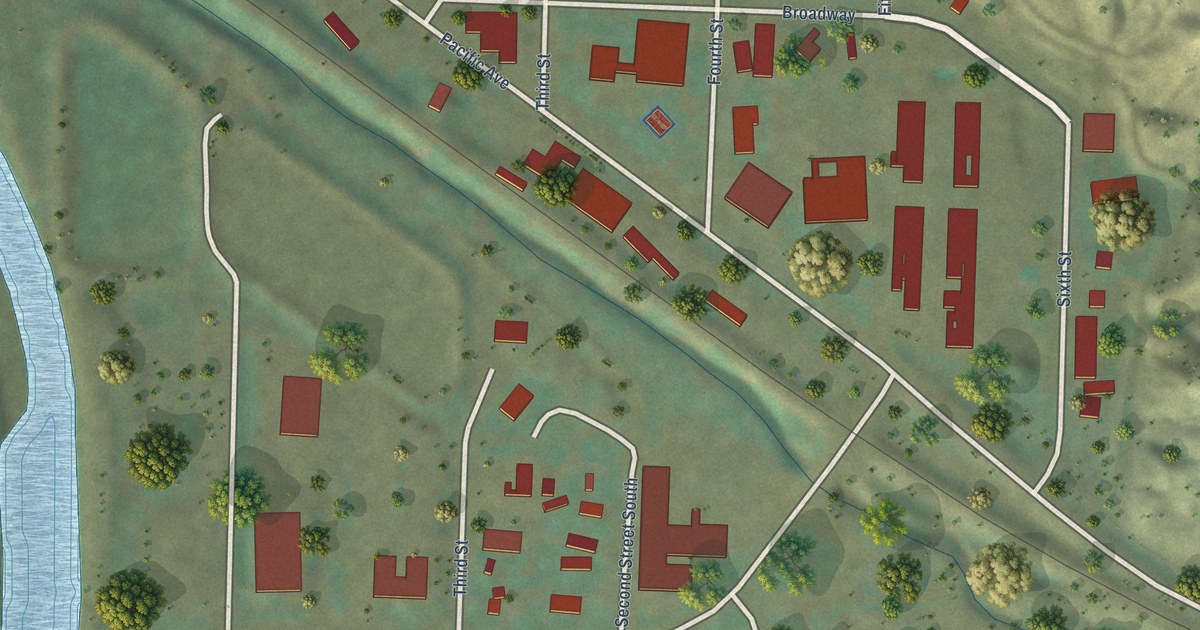 Map of Medora, North Dakota in 2026
