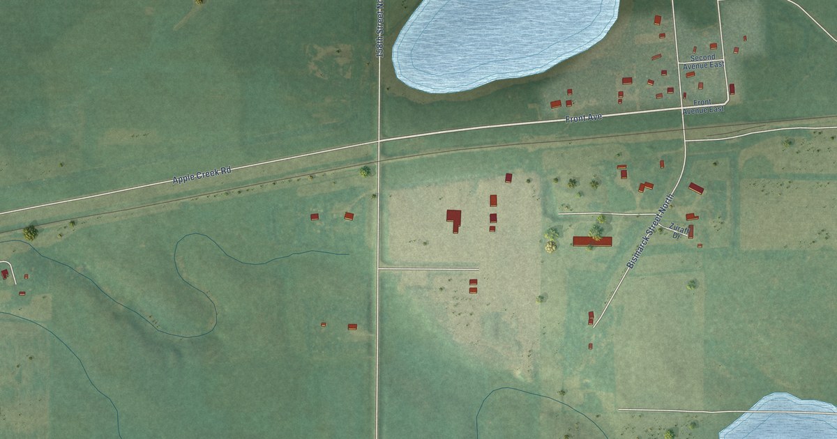 Map of Menoken, North Dakota in 2026