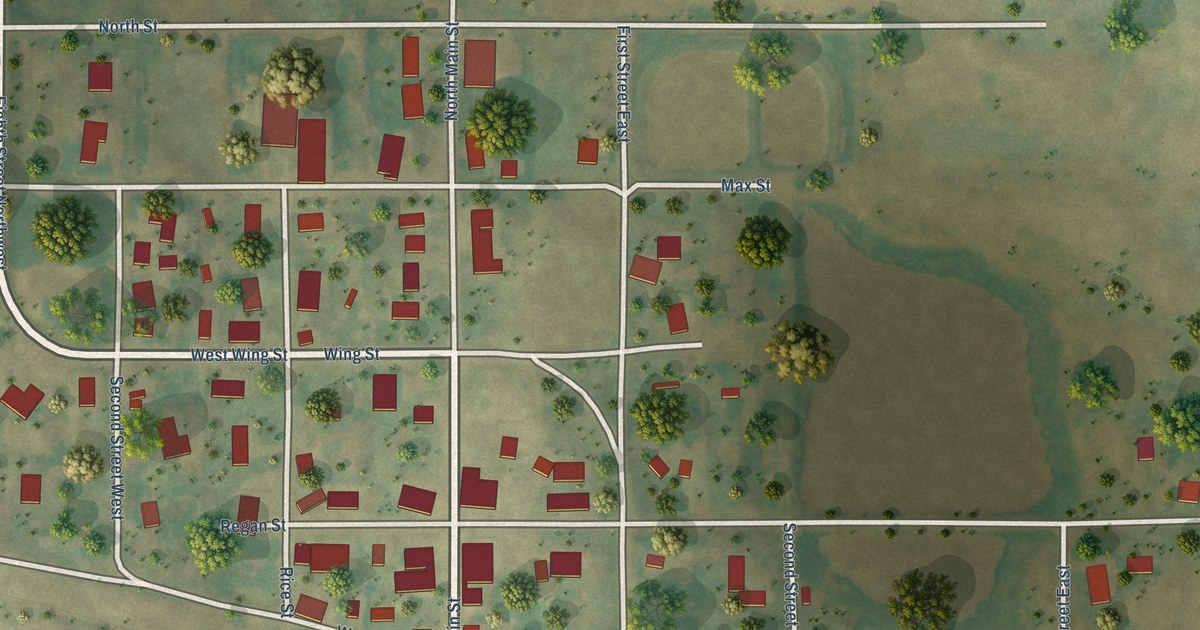 Map of Mercer, North Dakota in 2026