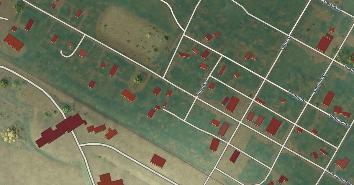 Map of Milton, North Dakota in 2026
