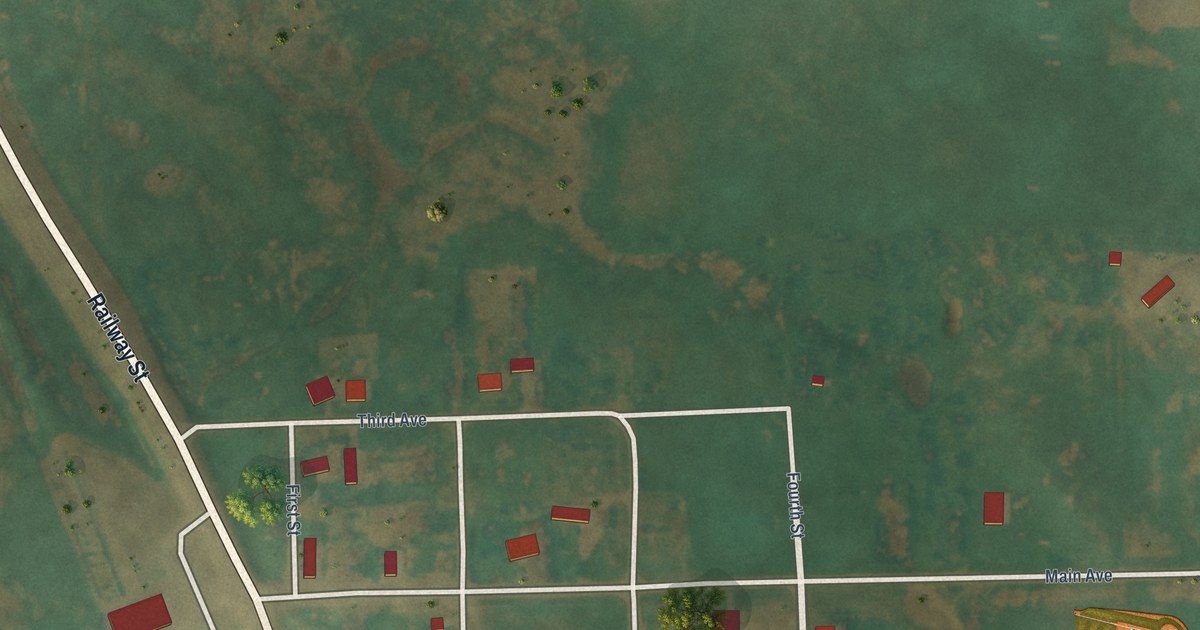 Map of Monango, North Dakota in 2026