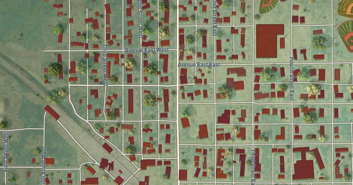 Map of Napoleon, North Dakota in 2026