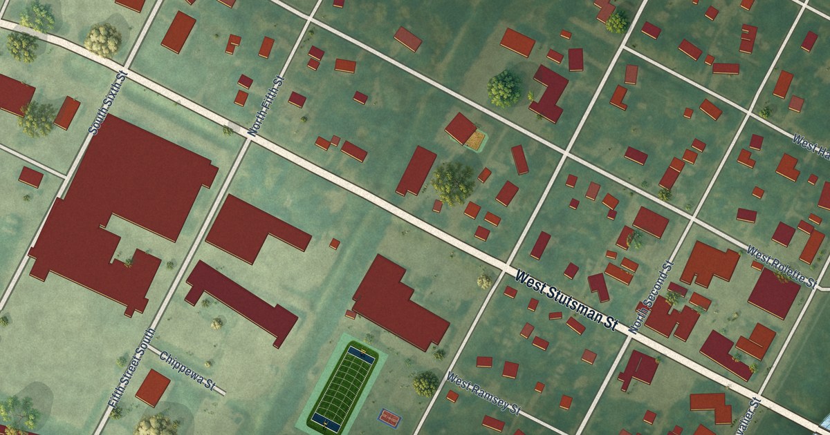 Map of Pembina, North Dakota in 2026