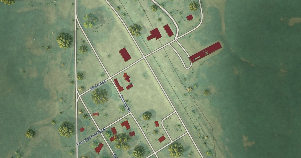 Map of Perth, North Dakota in 2026
