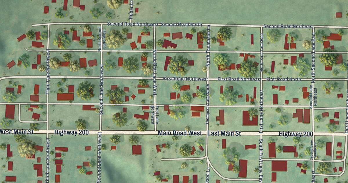 Map of Pick City, North Dakota in 2026