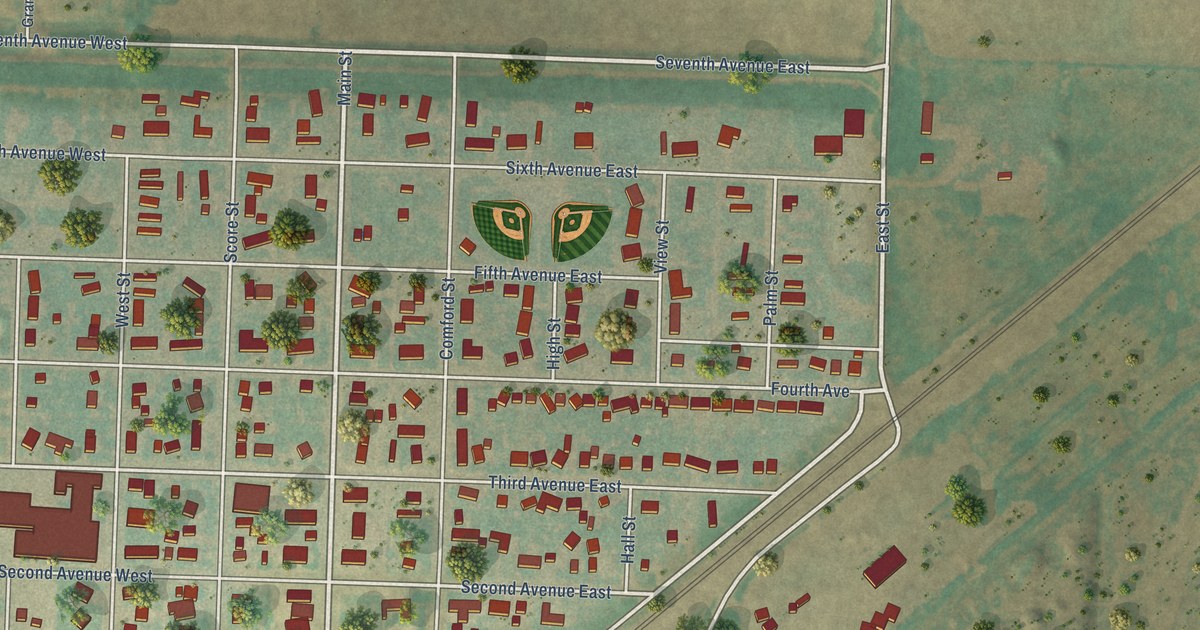 Map of Ray, North Dakota in 2026