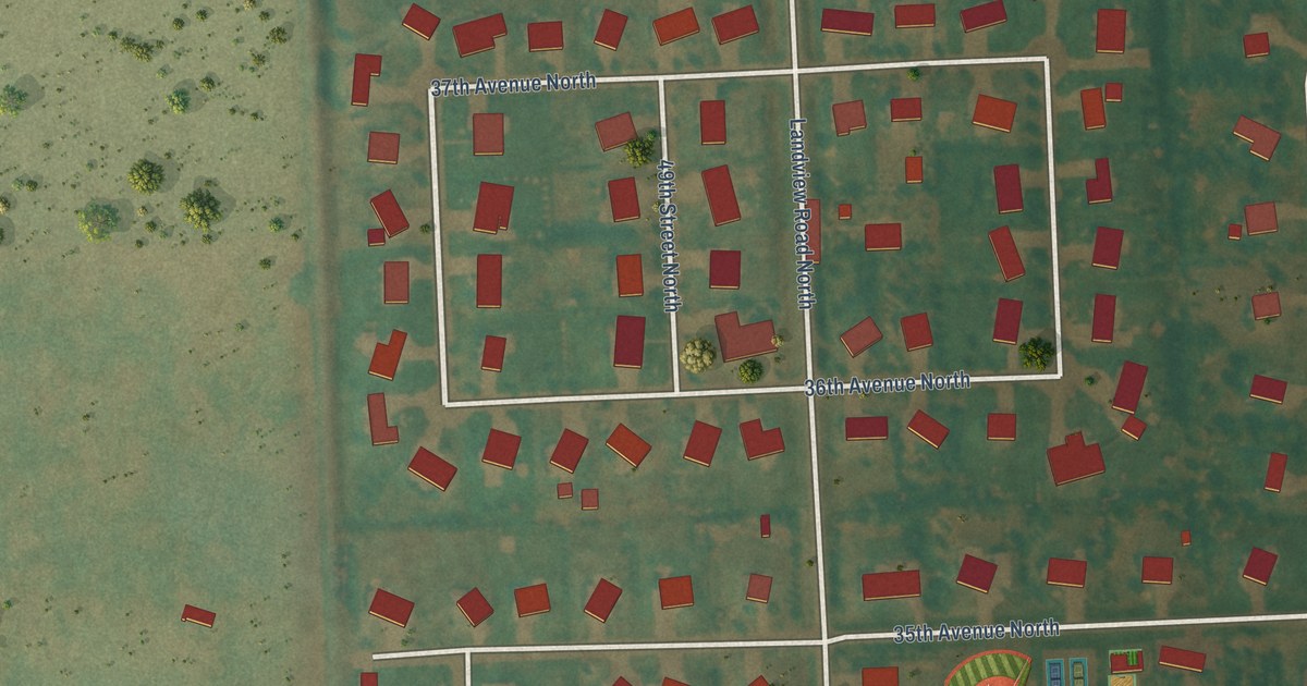 Map of Reile’s Acres, North Dakota in 2026
