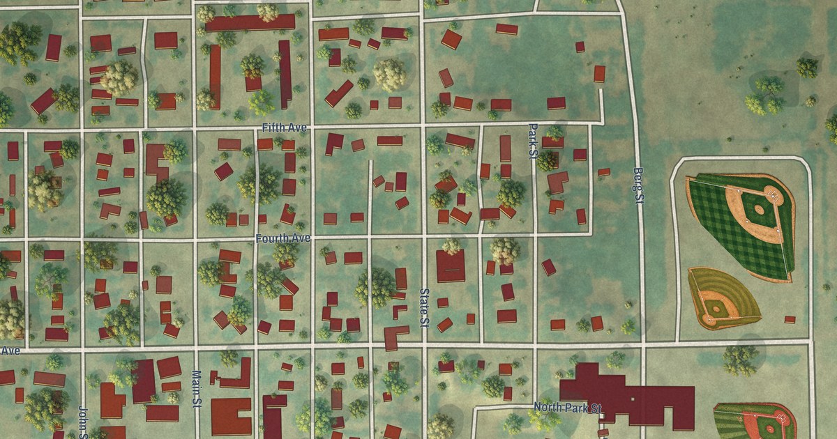 Map of Rolette, North Dakota in 2026