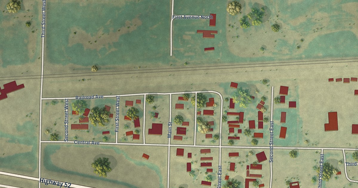 Map of Ross, North Dakota in 2026