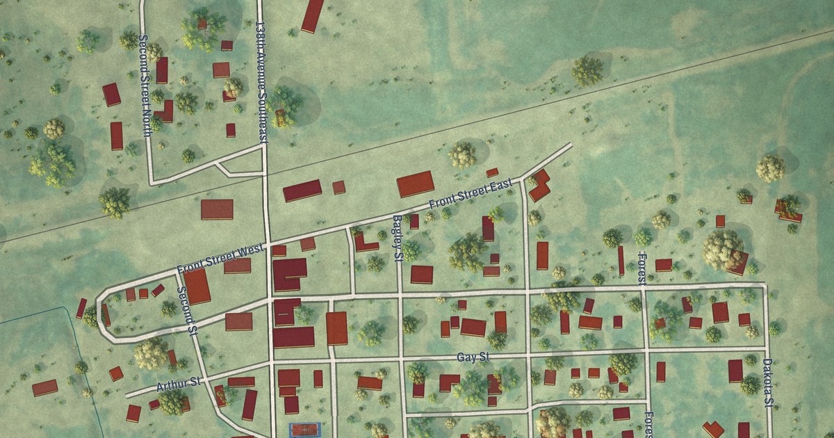 Map of Rutland, North Dakota in 2026