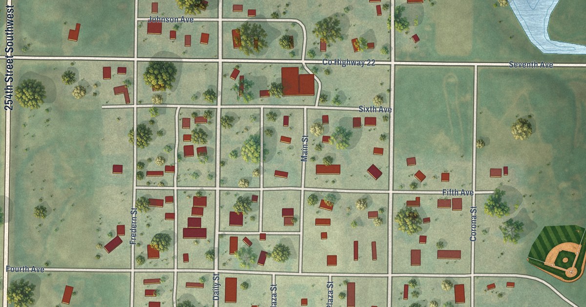 Map of Ryder, North Dakota in 2026