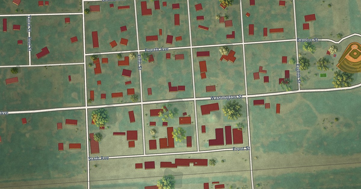 Map of Sanborn, North Dakota in 2026