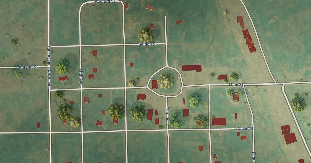 Map of Sarles, North Dakota in 2026