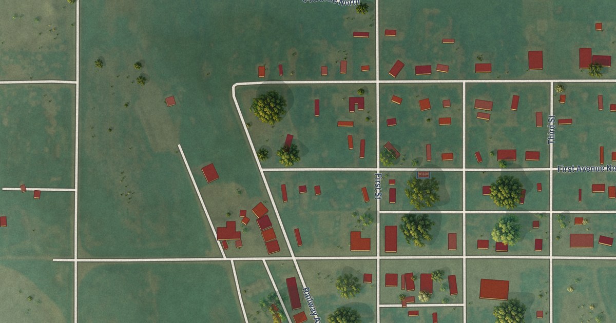 Map of Selfridge, North Dakota in 2026