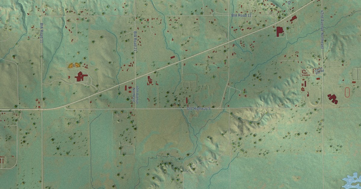 Map of Shell Valley, North Dakota in 2026