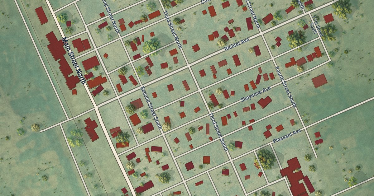 Map of Sheyenne, North Dakota in 2026