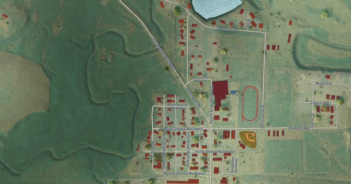 Map of South Heart, North Dakota in 2026