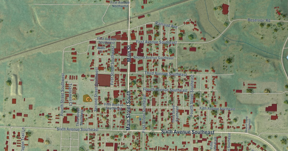 Map of Stanley, North Dakota in 2026