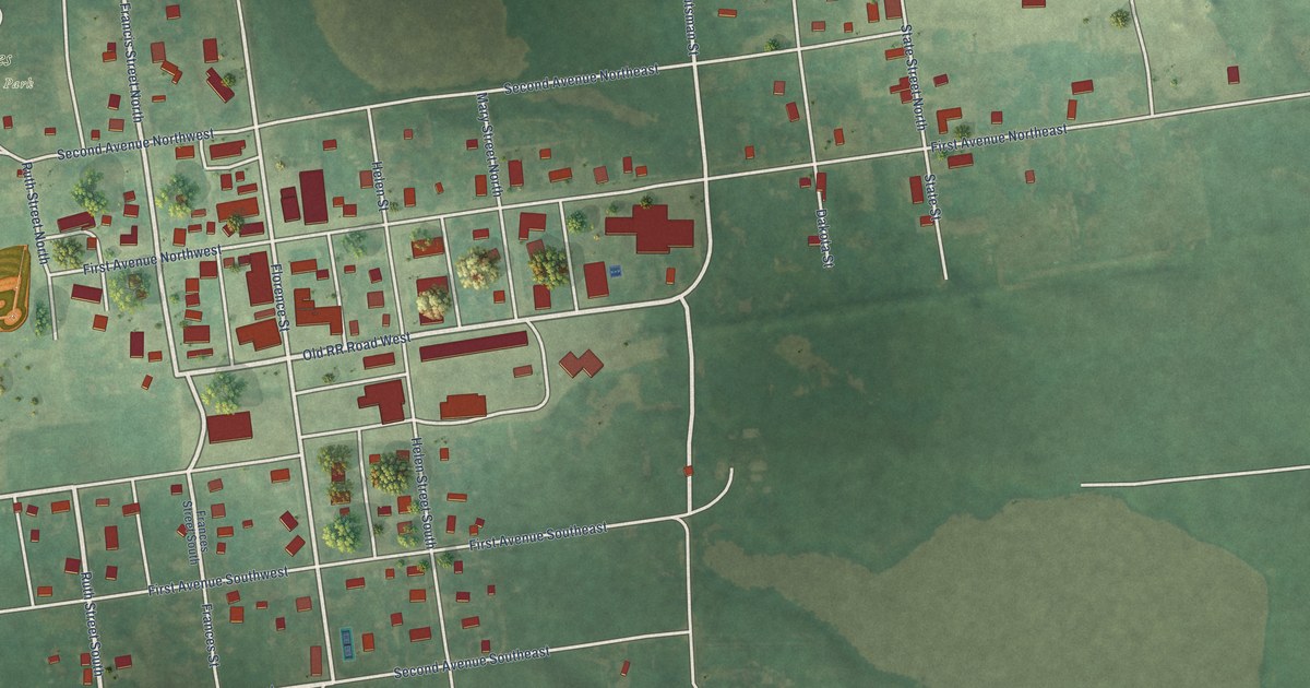 Map of Streeter, North Dakota in 2026