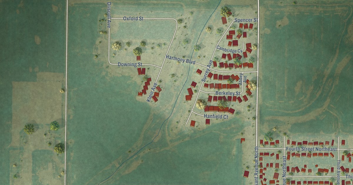 Map of Surrey, North Dakota in 2026