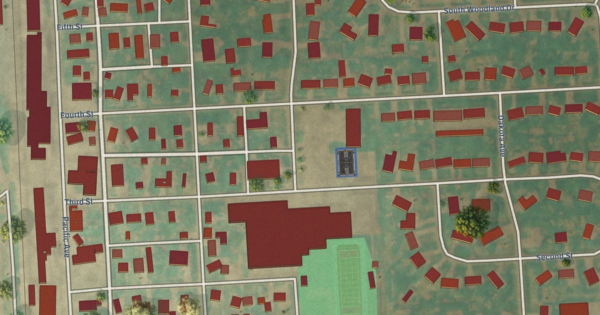 Map of Thompson, North Dakota in 2026