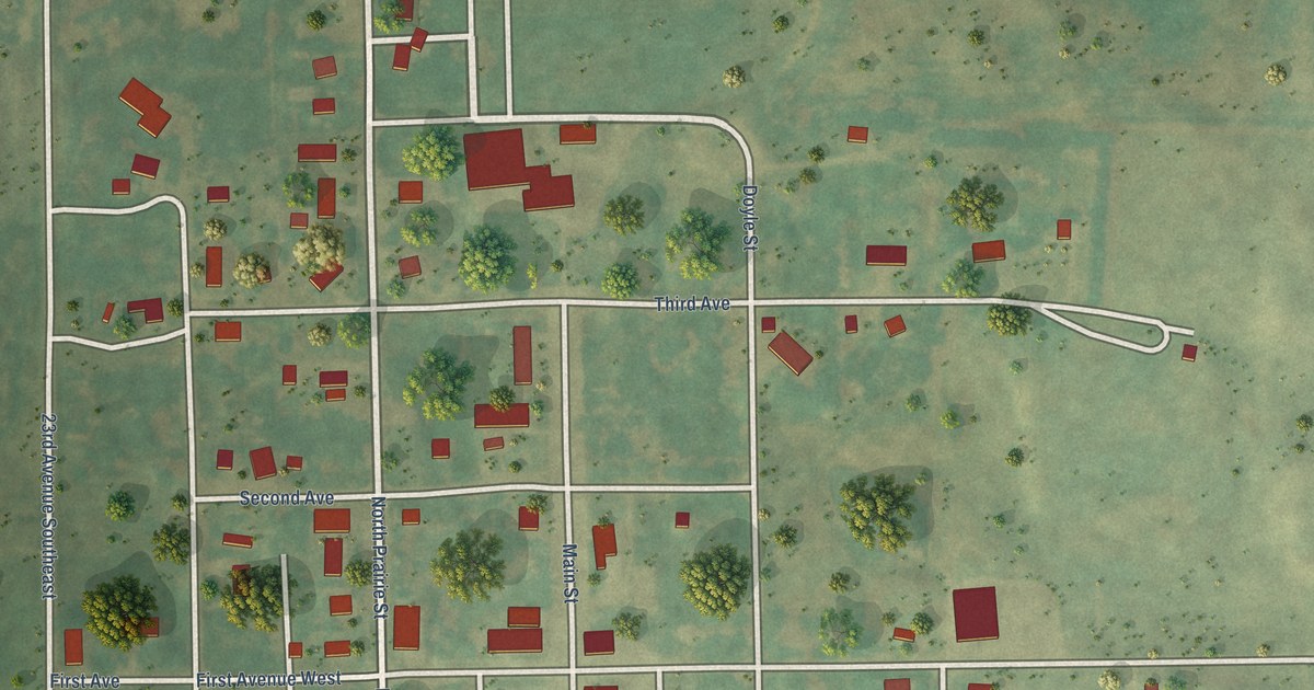 Map of Tuttle, North Dakota in 2026