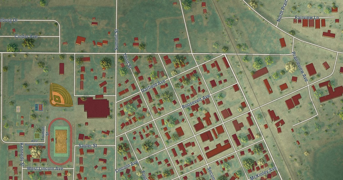 Map of Underwood, North Dakota in 2026