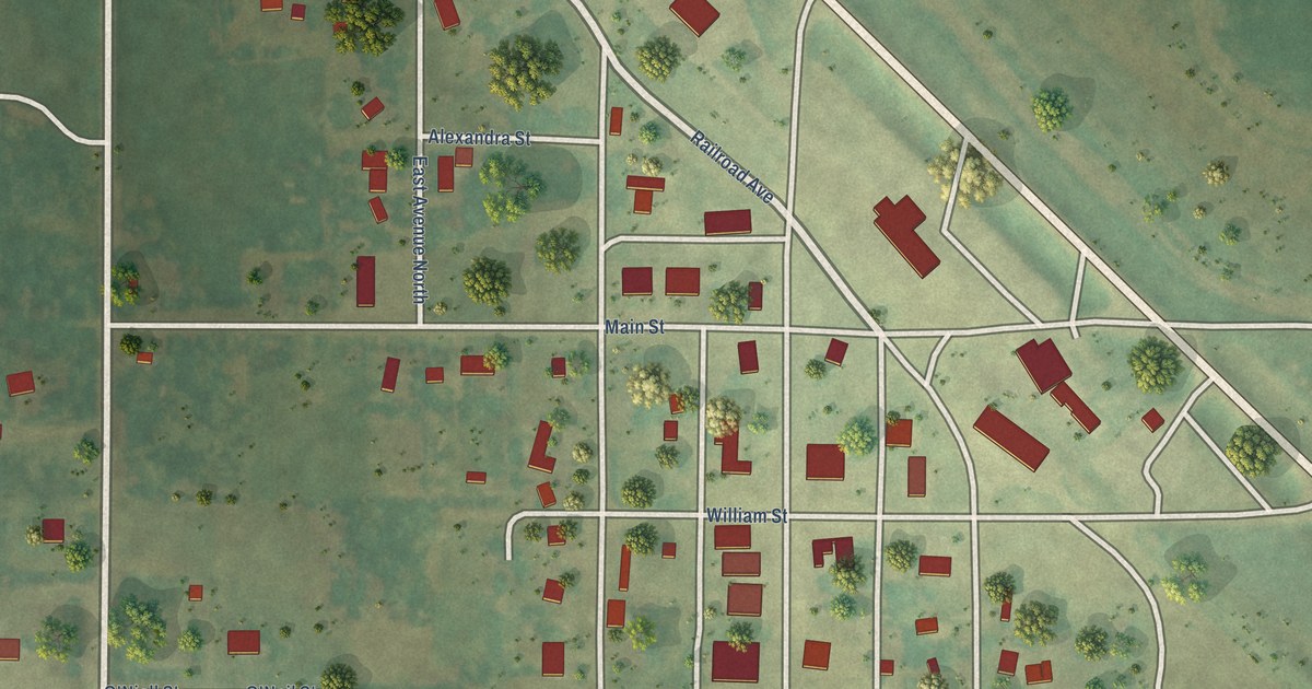 Map of Upham, North Dakota in 2026