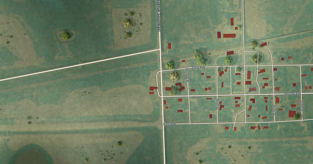Map of Verona, North Dakota in 2026