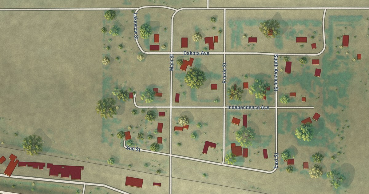 Map of Voltaire, North Dakota in 2026