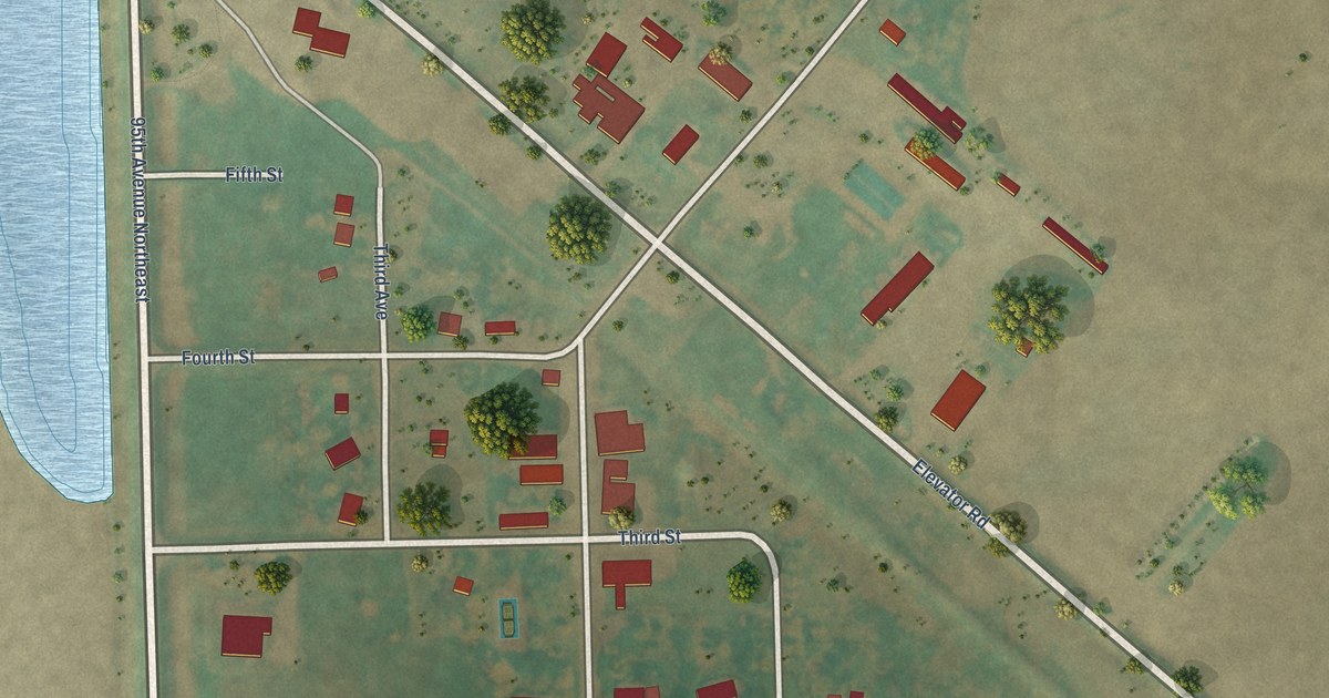 Map of Wales, North Dakota in 2026