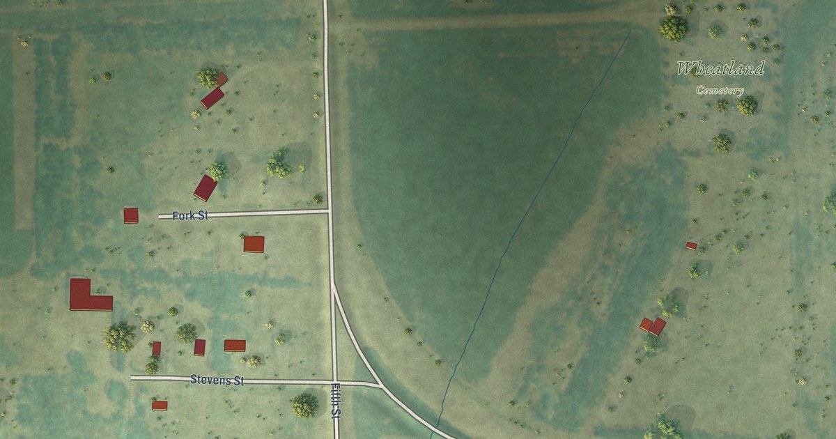 Map of Wheatland, North Dakota in 2026