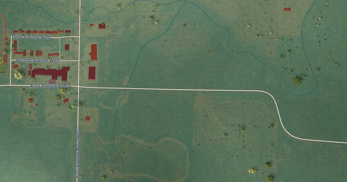 Map of White Shield, North Dakota in 2026
